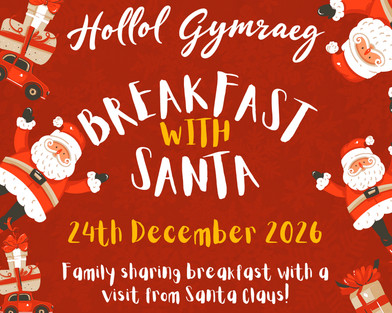 Breakfast with Santa at Hollol Gymraeg